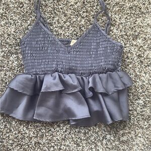 Cute lilac grey Alter’d State top